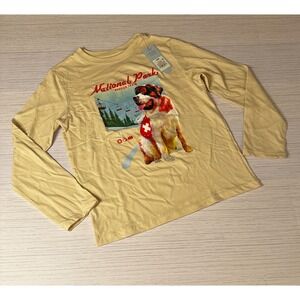 Cat & Jack Boys National Park Rescue Team St Bernard Graphic Tee Tan M 8 NWT